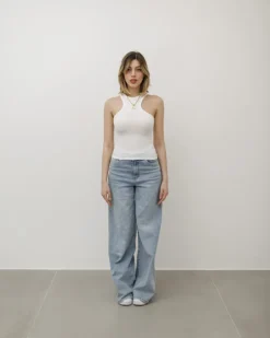 Canotta in cotone halter – 1510 slc
