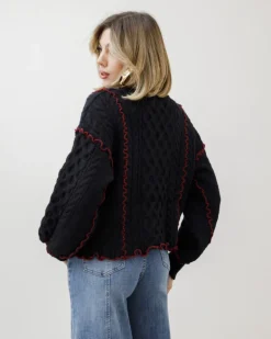 Cardigan con fiocchetto – PL7056