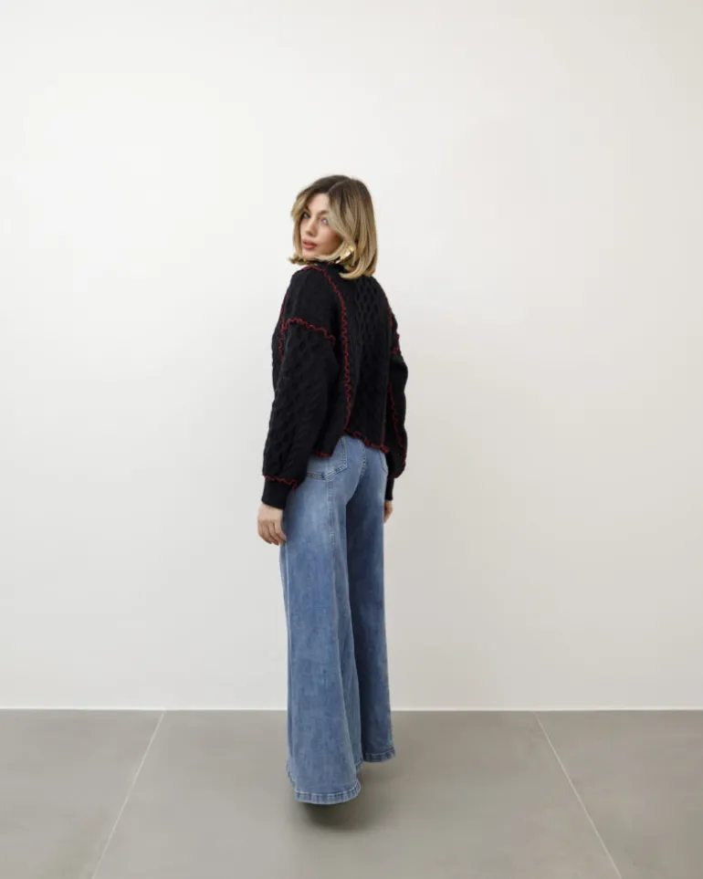 Cardigan con fiocchetto – PL7056