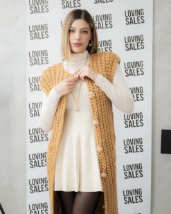 Cardigan lungo con bottoni – CHB7893