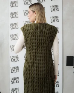 Cardigan lungo con bottoni – CHB7893