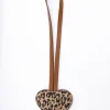 Charms in pelle con cuore ANIMALIER CUOIO – LOVING BAGS