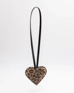 Charms in pelle con cuore ANIMALIER – LOVING BAGS