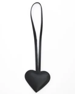 Charms in pelle con cuore NERO – LOVING BAGS