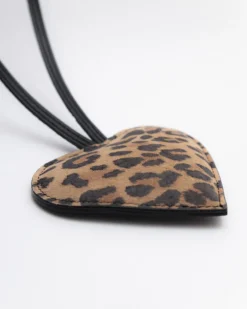 Charms in pelle con cuore ANIMALIER – LOVING BAGS