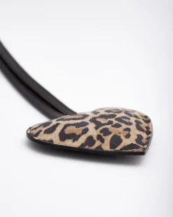 Charms in pelle con cuore ANIMALIER – LOVING BAGS