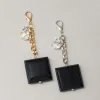 Charms pendente quadrato NERO – ABB117