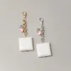 Charms pendente quadrato BIANCO – ABB111