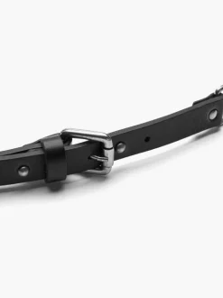 Cintura doppio giro in pelle con borchie – 150020