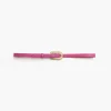 Cintura in pelle con fibbia oro strass – 1481/20