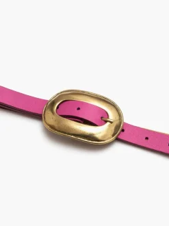 Cintura in pelle con fibbia ovale – 1278/20