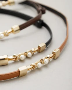Cintura sottile in simil-pelle – C105