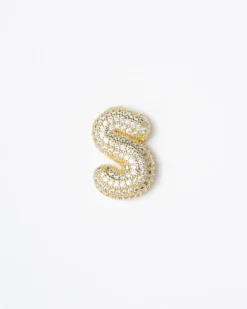 Ciondolo con lettera big con strass – SV099