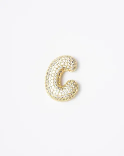 Ciondolo con lettera big con strass – SV099