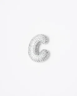 Ciondolo con lettera big con strass – SV099