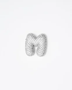 Ciondolo con lettera big con strass – SV099