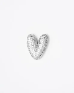 Ciondolo con lettera big con strass – SV099