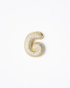 Ciondolo con lettera big con strass – SV099