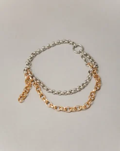 Collana catena cobinata bicolor – ECL1867