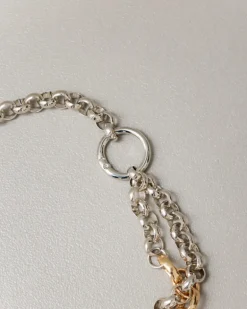 Collana catena cobinata bicolor – ECL1867