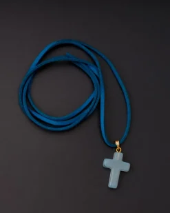 Collana choker con croce – AW522