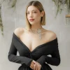Collana choker con stella – N1109