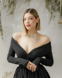 Collana choker con stella – N1109