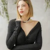 Collana choker con strass – 884825