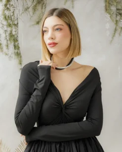 Collana choker con strass – 884825