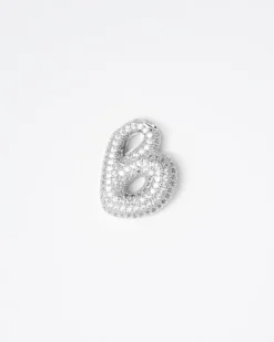 Collana con ciondolo lettera big con strass – SV1897