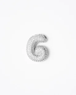 Collana con ciondolo lettera big con strass – SV1897