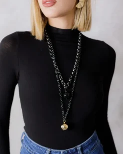 Collana doppia catena con sfere – ECI1970