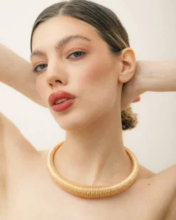 Collana in texture bombata – N620