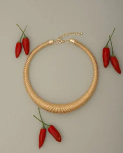 Collana in texture bombata – N620