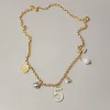 Collana lunga con pendenti oro – ECL2122