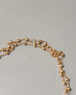 Collana lunga con pepite e cuore – ECL2129