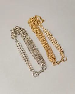 Collana multicatena con moschettone – ECL2012