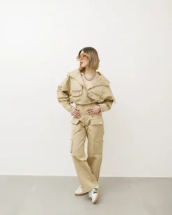 Coord set utility con pantaloni cargo – 8069