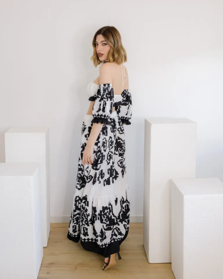 Coord-set con gonna lunga – 61051