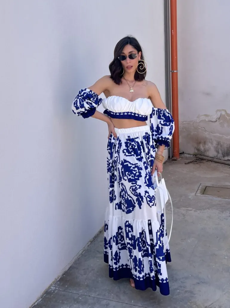 Coord-set con gonna lunga – 61051