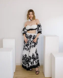Coord-set con gonna lunga – 61051