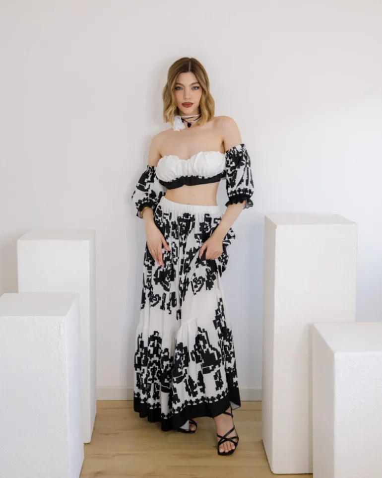 Coord-set con gonna lunga – 61051