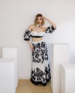 Coord-set con gonna lunga – 61051