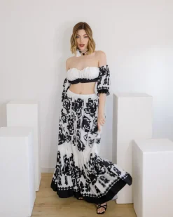 Coord-set con gonna lunga – 61051
