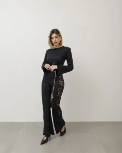 Coord-set con inserti in pizzo – 7201