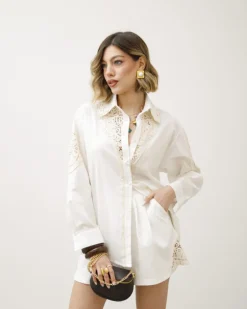 Coord-set in cotone con shorts – CHB8090
