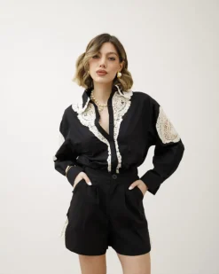 Coord-set in cotone con shorts – CHB8090