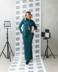 Coord-set in lycra con longuette – 8529
