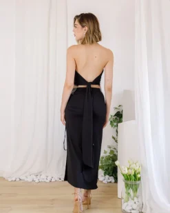 Coord-set in lycra con strass – 23S25029