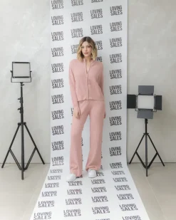 Coord-set in maglia con zip – G112